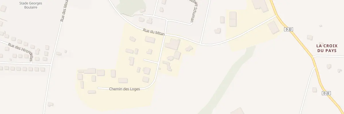 Plan du 1 Che des Loges à Plœuc-L’Hermitage