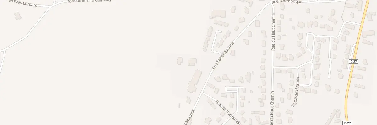 Plan du 12 Rue Saint-Maurice à Plédran