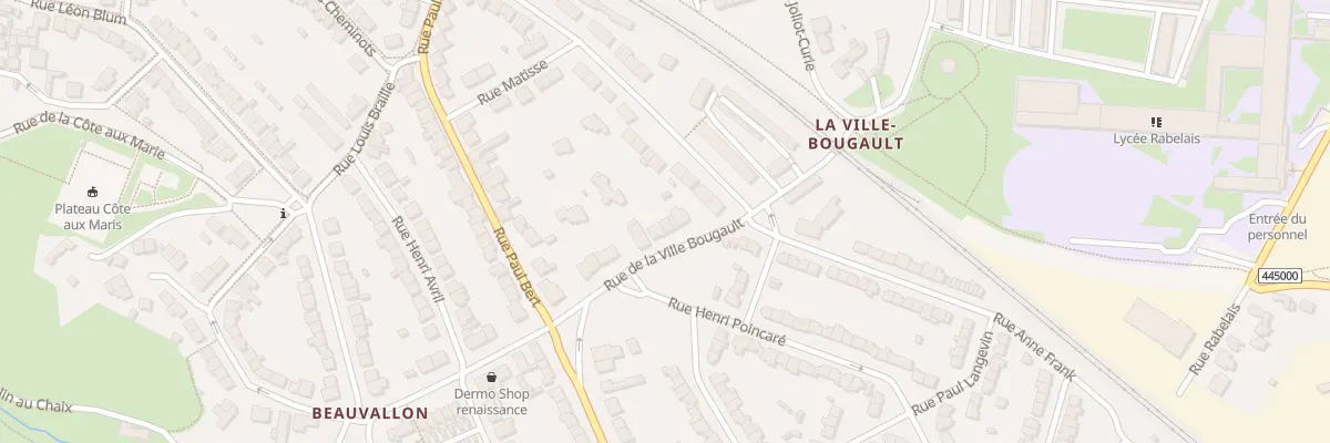 Plan du 6 Rue de la Ville Bougault à Saint-Brieuc