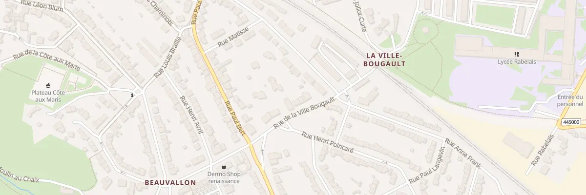 Plan du 8 Rue de la Ville Bougault à Saint-Brieuc
