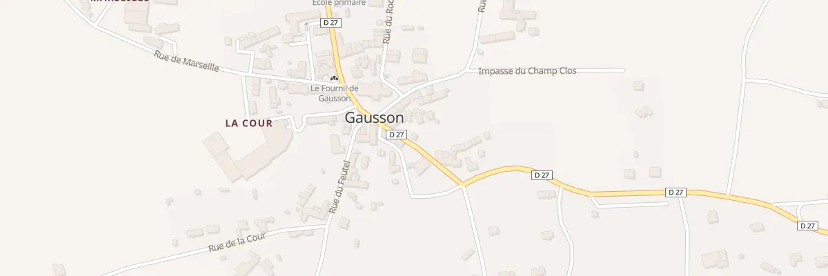 Plan du 5134 Le Bourg à Gausson