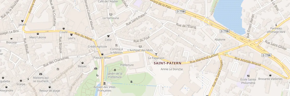 Plan du 25B Rue Mal Leclerc à Vannes