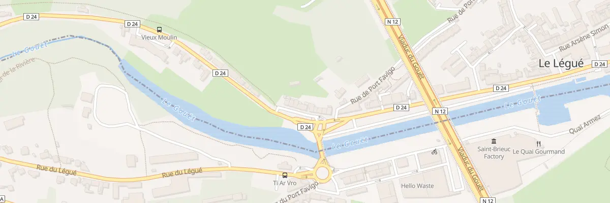 Plan du 12 Rue du Vieux Moulin à Plérin