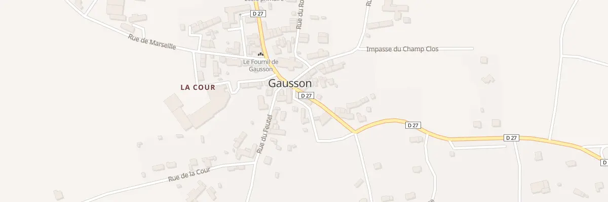 Plan du 5 Rue des Écoliers à Gausson