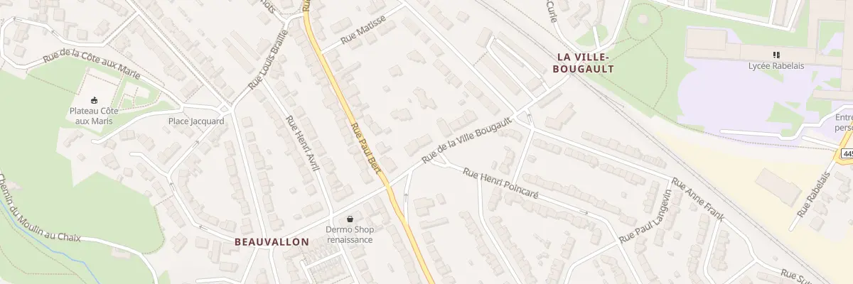 Plan du 14 Rue de la Ville Bougault à Saint-Brieuc