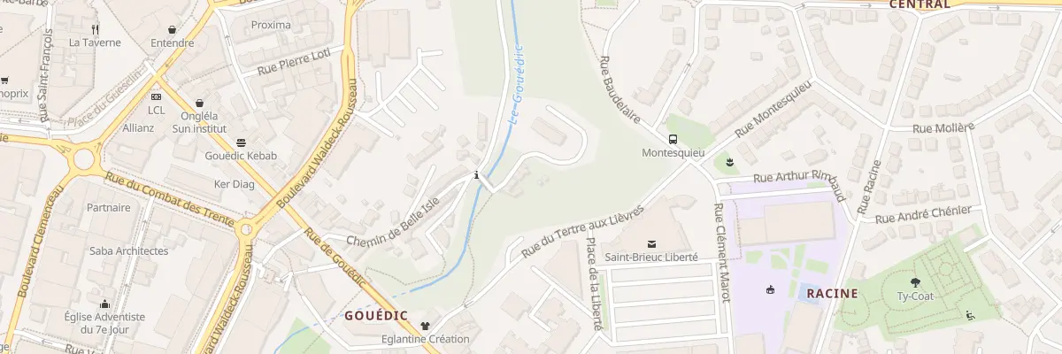 Plan du 48 Che de Belle Isle à Saint-Brieuc