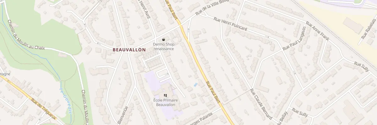 Plan du 152 Rue Paul Bert à Saint-Brieuc