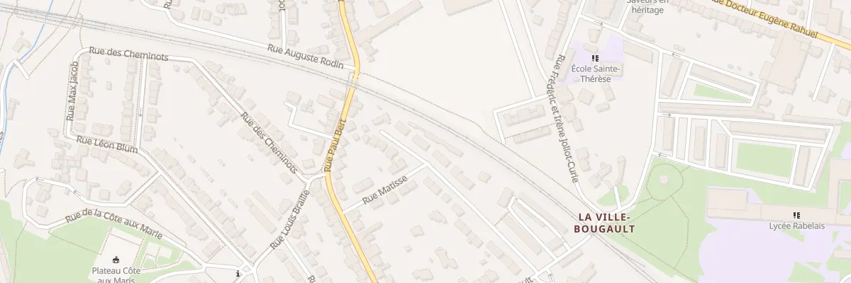 Plan du 7 Rue Gauguin à Saint-Brieuc