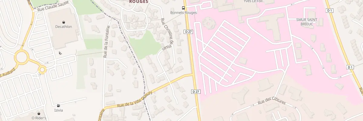 Plan du 3 Rue Marcel Callo à Saint-Brieuc