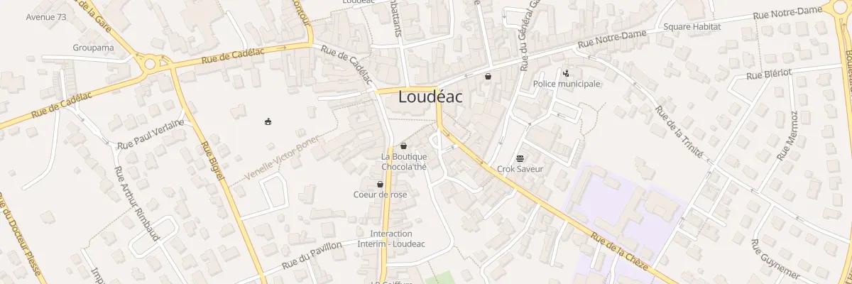 Plan du 9 Pl des Halles à Loudéac