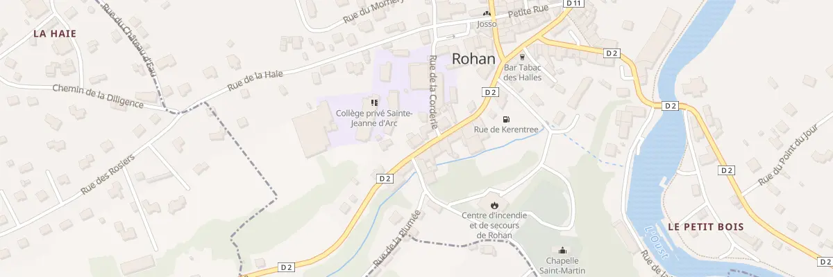 Plan du 10 Rue de Kerentrée à Rohan