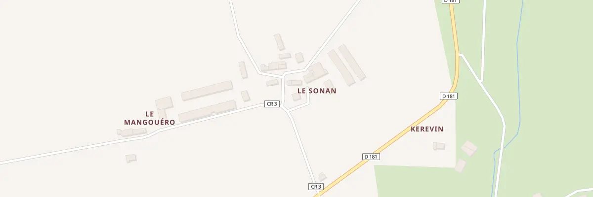 Plan du 5311A Le Sonan à Saint-Jean-Brévelay