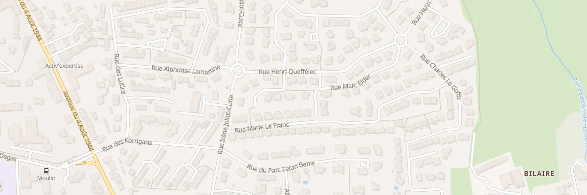 Plan du 6 Rue Guillevic à Vannes