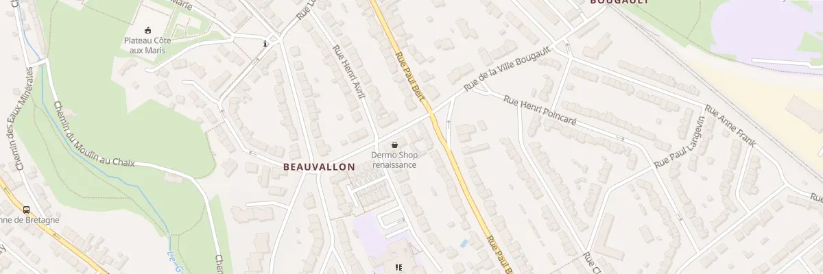 Plan du 3 All de Beauvallon à Saint-Brieuc