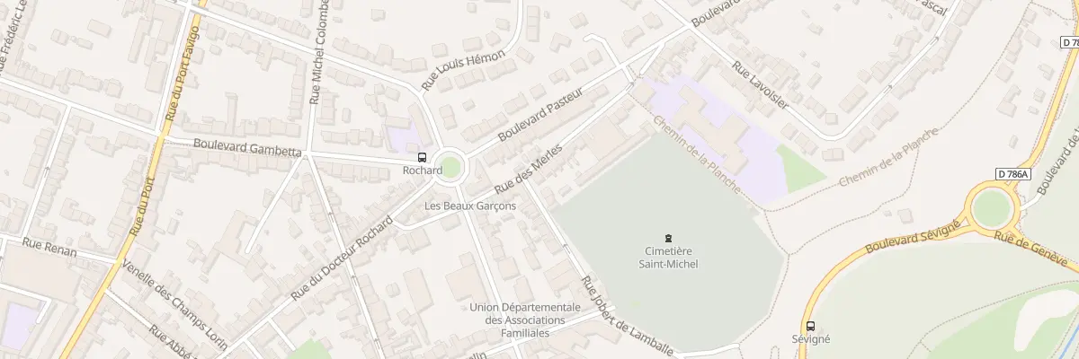 Plan du 1 Rue Jobert de Lamballe à Saint-Brieuc