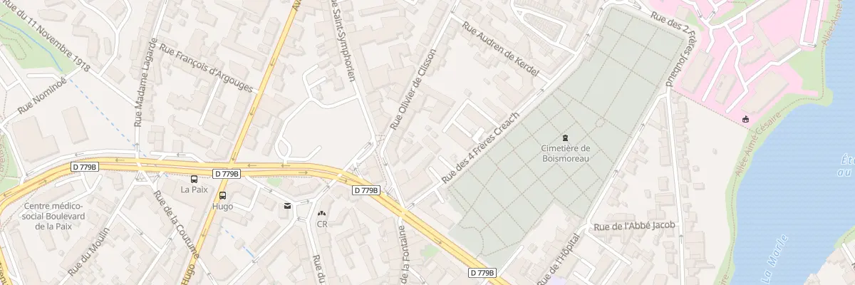 Plan du 2T Av Saint-Symphorien à Vannes