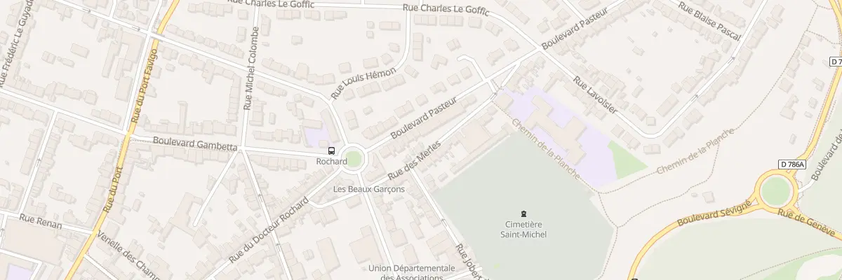 Plan du 16 Bd Pasteur à Saint-Brieuc