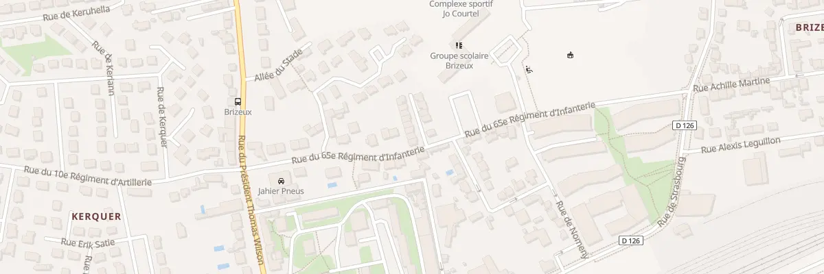 Plan du 3 All Ernest Albiges à Vannes