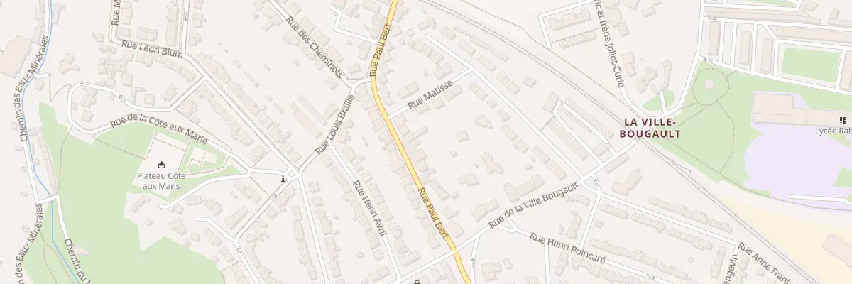 Plan du 95B Rue Paul Bert à Saint-Brieuc