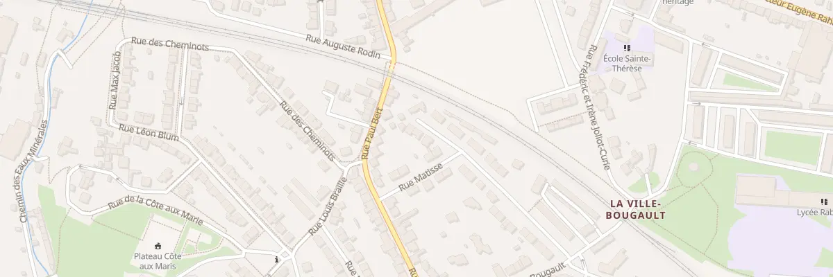 Plan du 6 Rue Gauguin à Saint-Brieuc