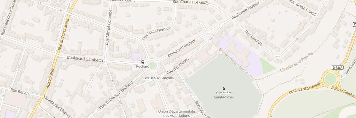 Plan du 14 Bd Pasteur à Saint-Brieuc