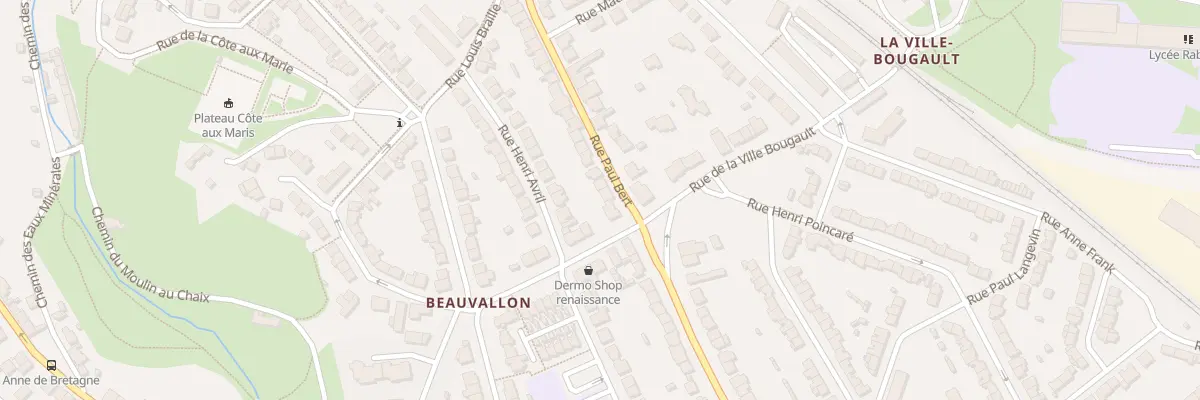 Plan du 128 Rue Paul Bert à Saint-Brieuc