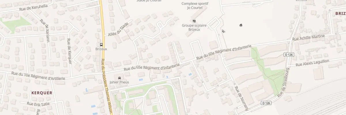 Plan du 5 All Ernest Albiges à Vannes
