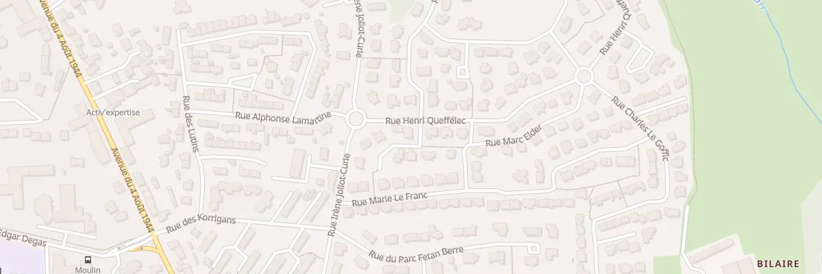 Plan du 9 Rue Guillevic à Vannes