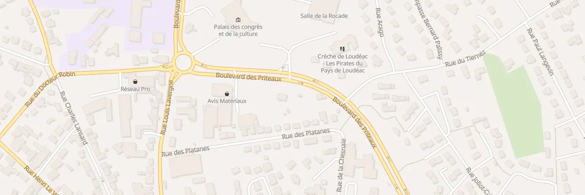 Plan du 15 Bd des Priteaux à Loudéac