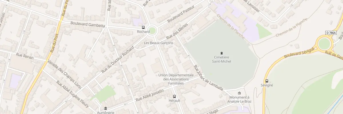 Plan du 32 Bd Hérault à Saint-Brieuc