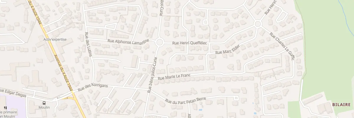 Plan du 2 Rue Guillevic à Vannes