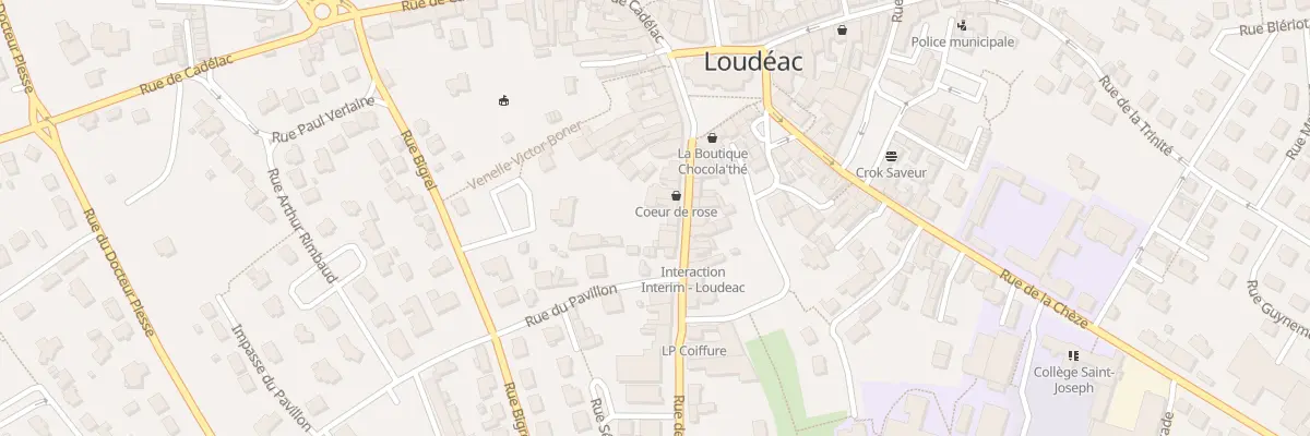 Plan du 12 Rue de Pontivy à Loudéac