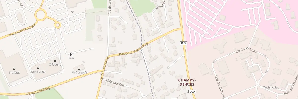 Plan du 4 Rue du Pré Auren à Saint-Brieuc