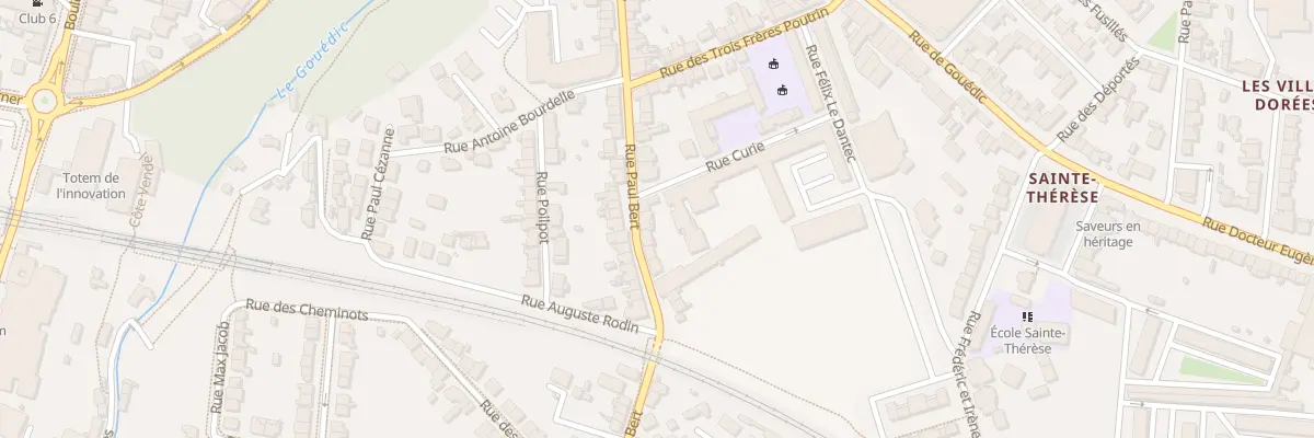 Plan du 51 Rue Paul Bert à Saint-Brieuc