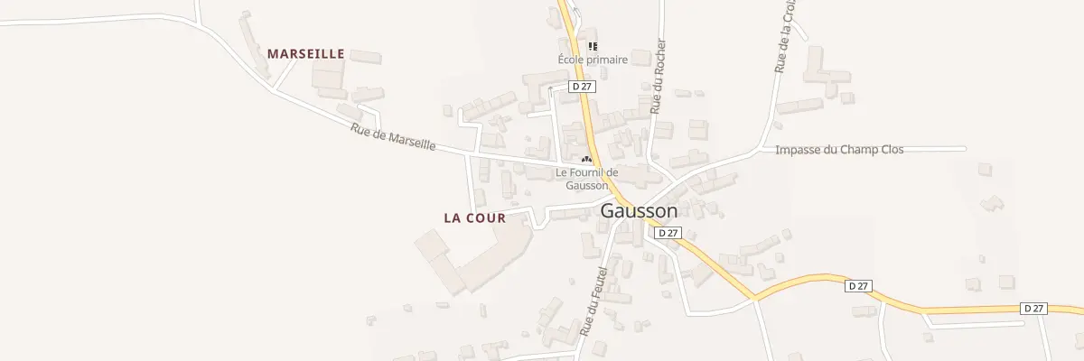 Plan du 5 Rue de Marseille à Gausson
