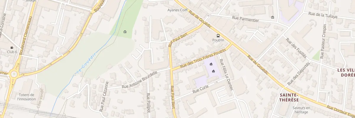 Plan du 33 Rue Paul Bert à Saint-Brieuc