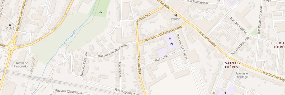 Plan du 39 Rue Paul Bert à Saint-Brieuc