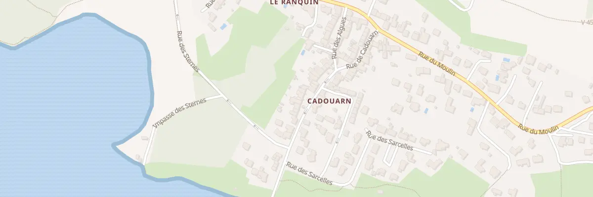 Plan du 44 Rue de Cadouarn à Séné