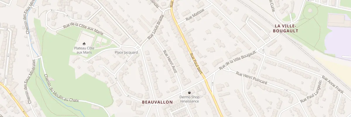 Plan du 13 Rue Henri Avril à Saint-Brieuc