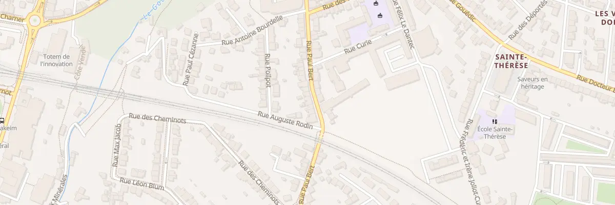 Plan du 64 Rue Paul Bert à Saint-Brieuc