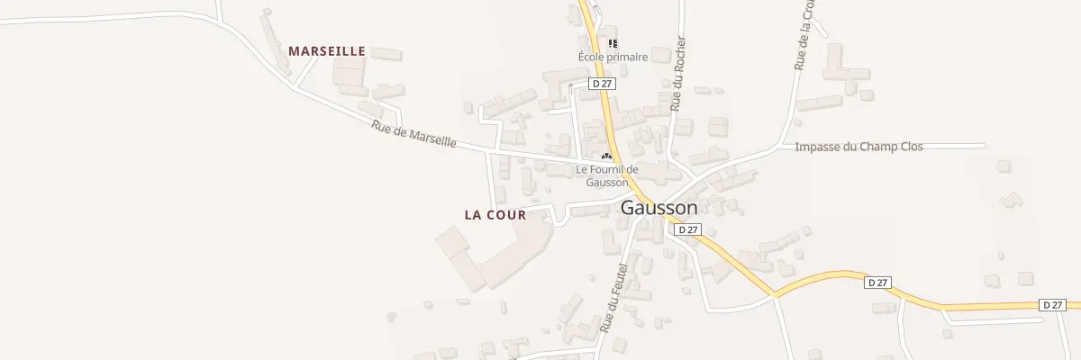 Plan du 7 Rue de Marseille à Gausson