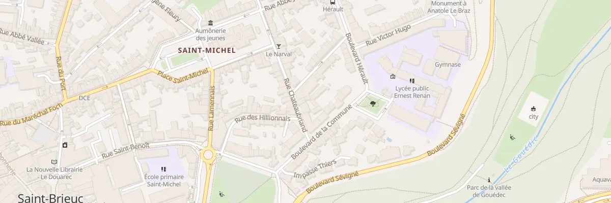 Plan du 4 Rue Chateaubriand à Saint-Brieuc