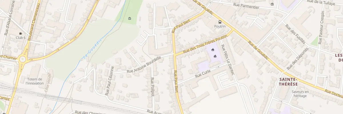 Plan du 32 Rue Paul Bert à Saint-Brieuc