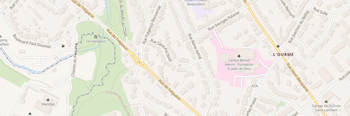 Plan du 17 Rue Saint-Pol Roux à Saint-Brieuc