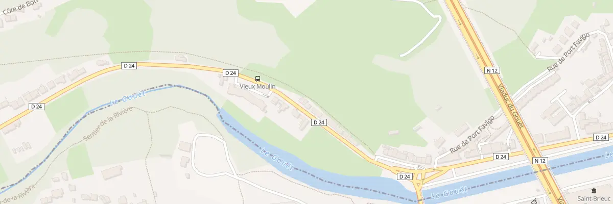 Plan du 38 Rue du Vieux Moulin à Plérin