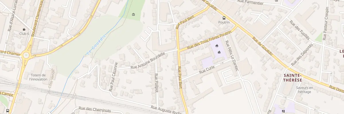 Plan du 34 Rue Paul Bert à Saint-Brieuc