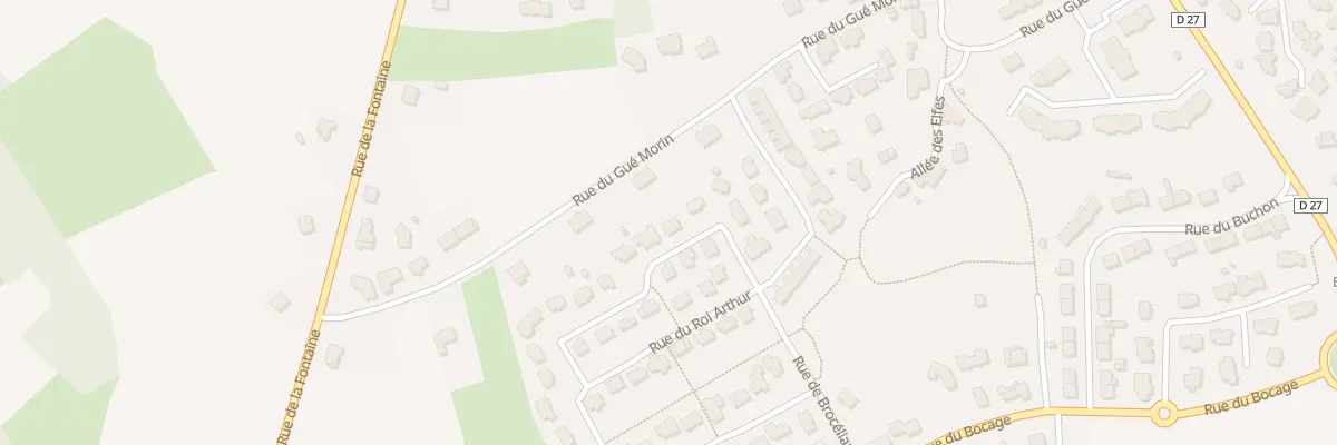 Plan du 10 Rue Lancelot à Trégueux