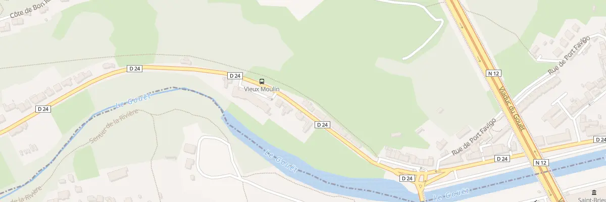 Plan du 40 Rue du Vieux Moulin à Plérin