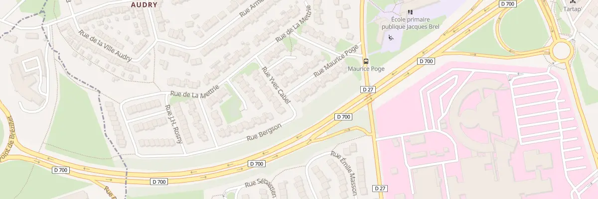 Plan du 19 Rue Maurice Poge à Saint-Brieuc