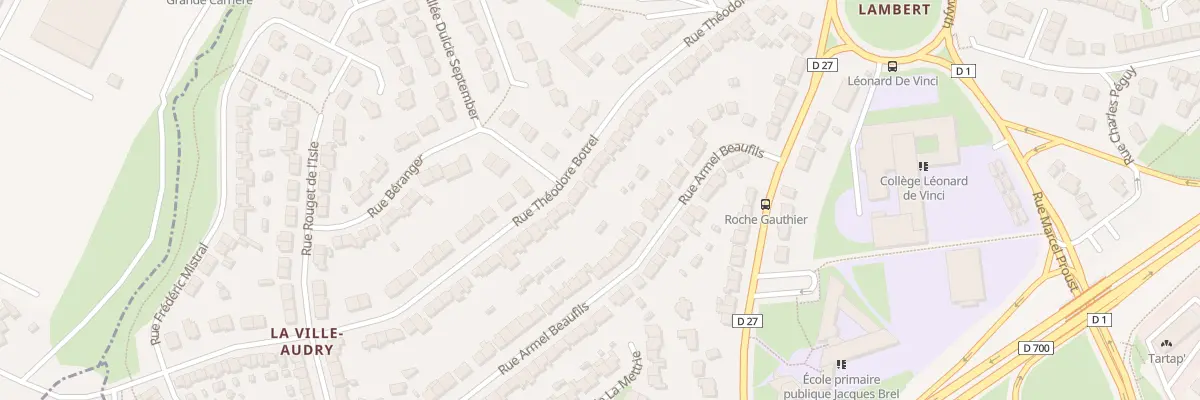 Plan du 45 Rue Théodore Botrel à Saint-Brieuc
